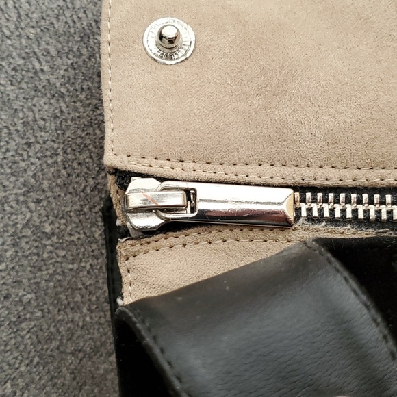 JUSTFAB Colorblock Faux Suede Block Heel Side Zip Ankle Boots SIZE: 9 US - Picture 6 of 13